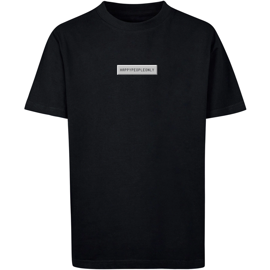 F4NT4STIC T-Shirt SIlvester Party Happy People Only schwarz