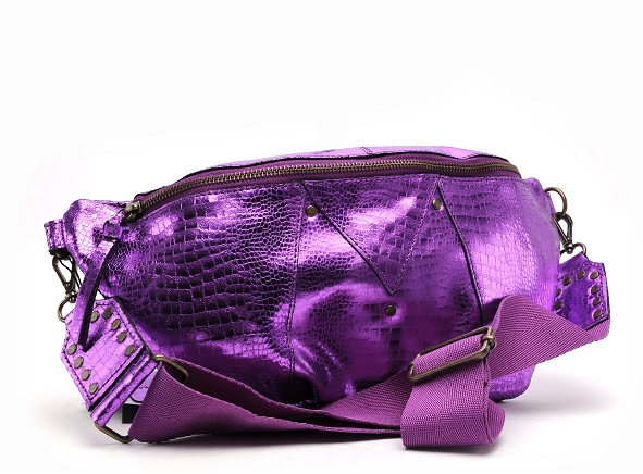 Pieces ville accessoires pcmilla leather bumbag fc violet