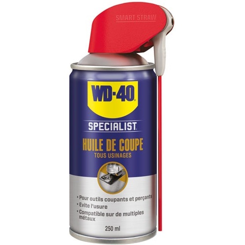 Huile de Coupe tous usinage WD-40 Specialist - Spray de 250 ml