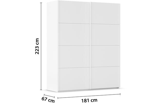 Kledingkast Finca Mat Glas