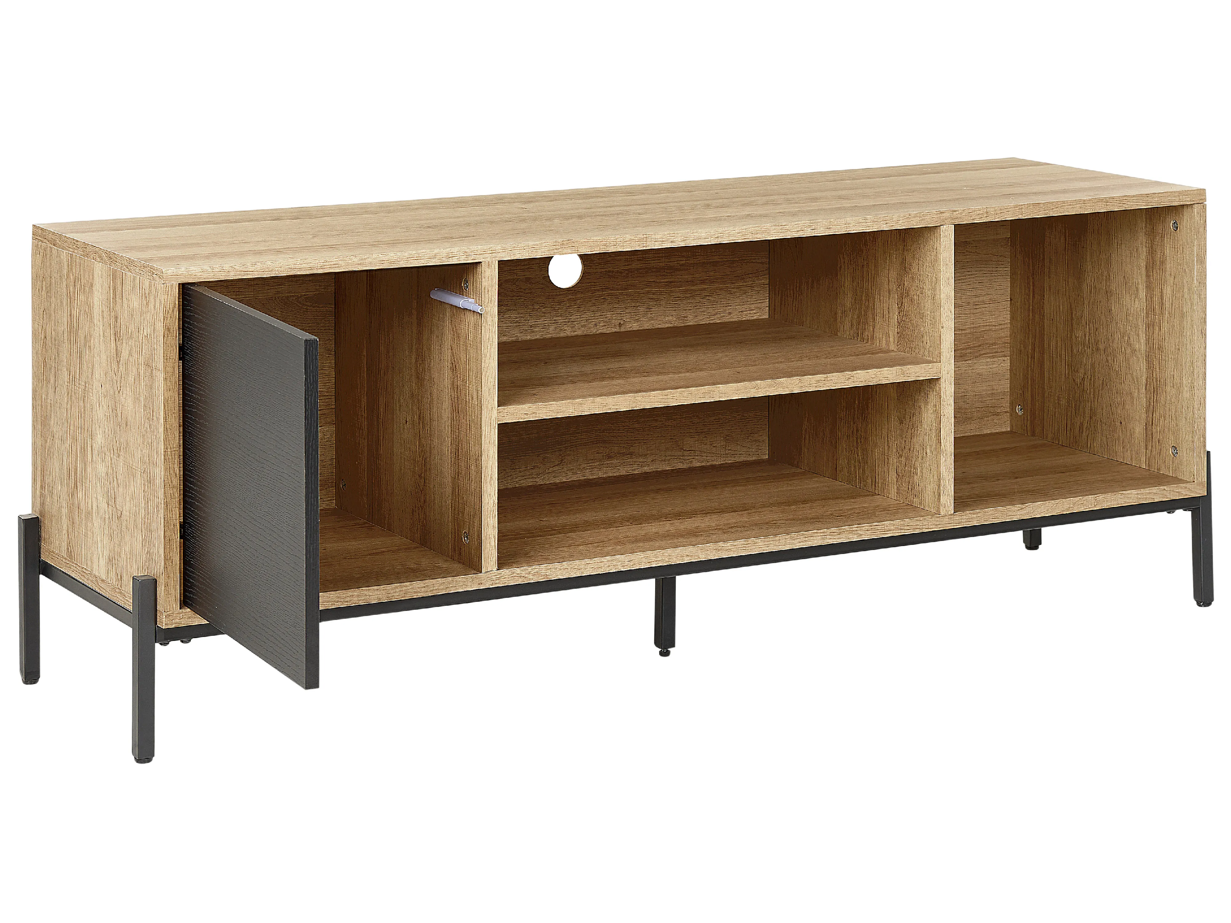 TV-meubel MOINES Bruin/zwart