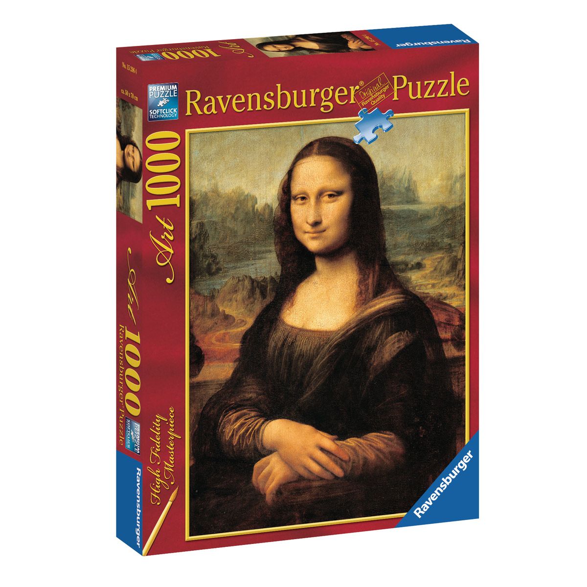 Puzzle 1000 pièces Art collection : La Joconde - Léonard de Vinci