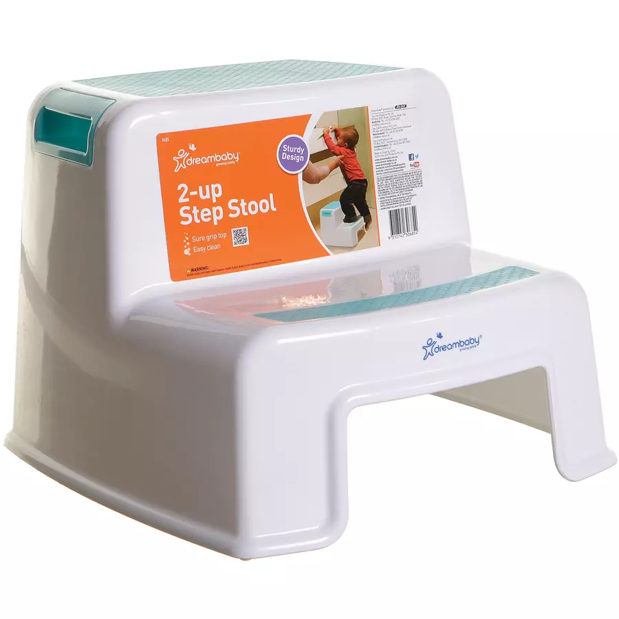 Dreambaby® Tritthocker mit Stufen in weißaqua