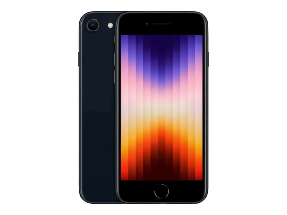 Refurbished Apple iPhone SE 3.gen 64GB (Midnight) - Condition: Grade A