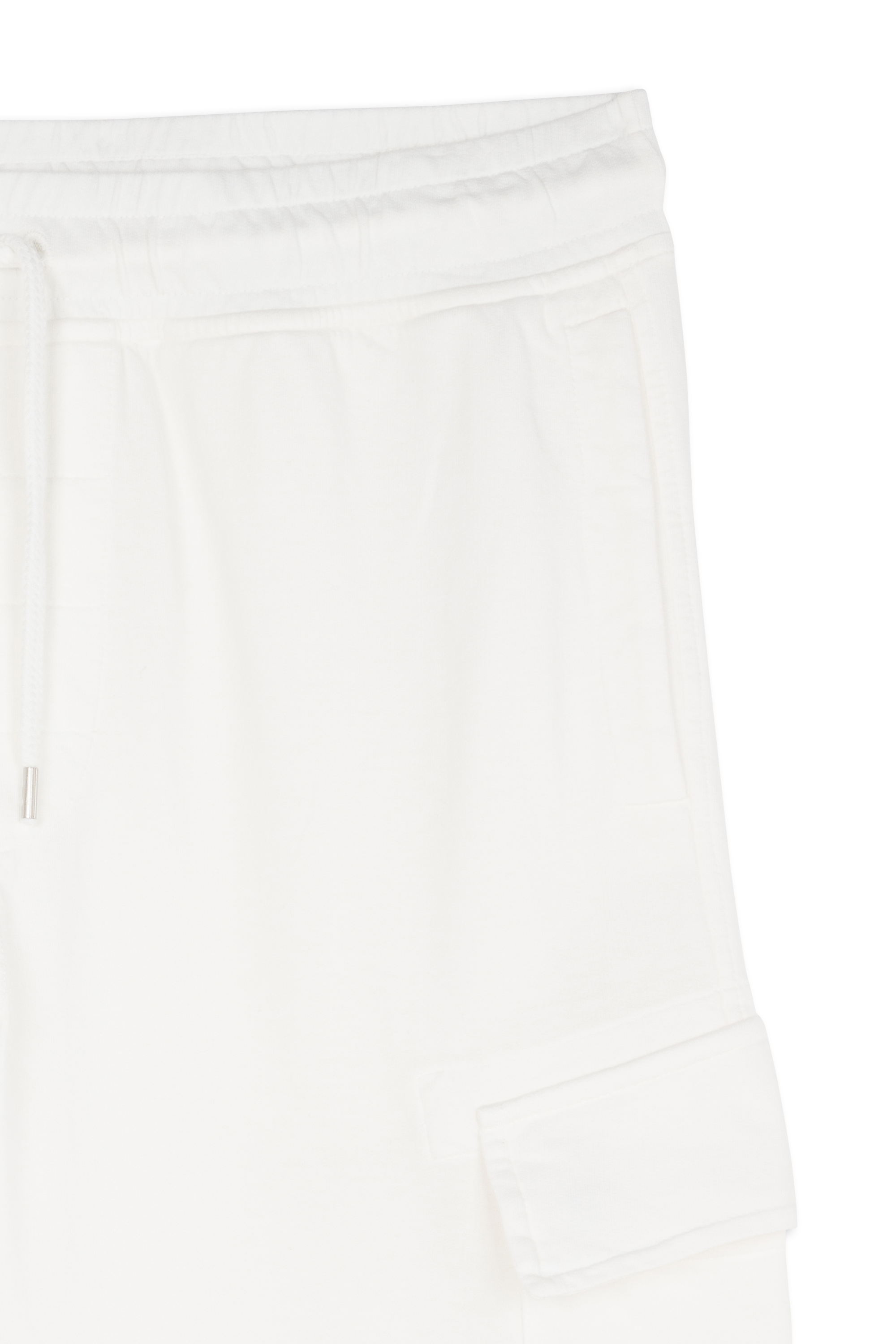 C.P. COMPANY Short LIGHT FLEECE UTILITY SHORTS Blanc
