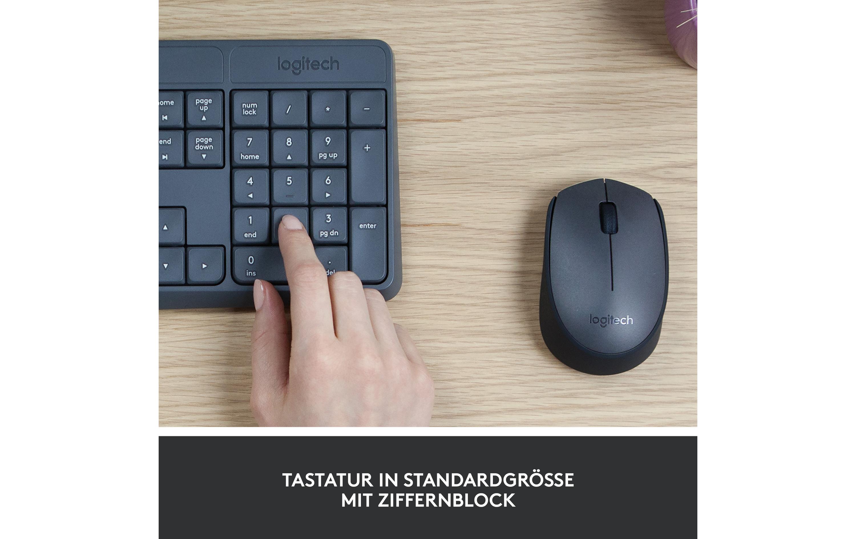 Tastatur-Maus-Set MK235Set aus Wireless-Tastatur und -Maus