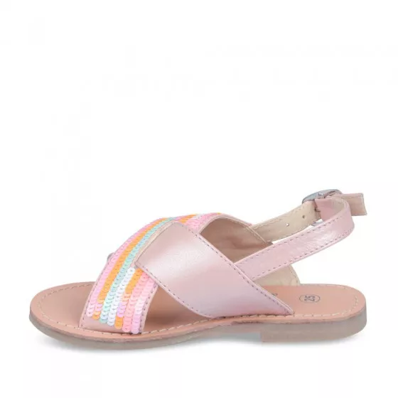 Sandales BEIGE NINI & GIRLS CUIR