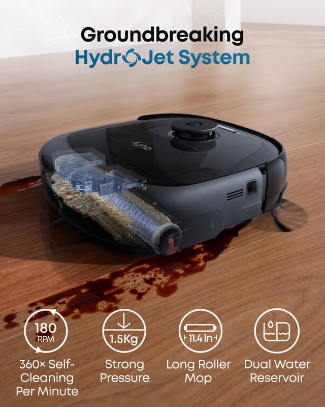 Eufy Omni E28 robotstøvsuger T2352G11 (sort)