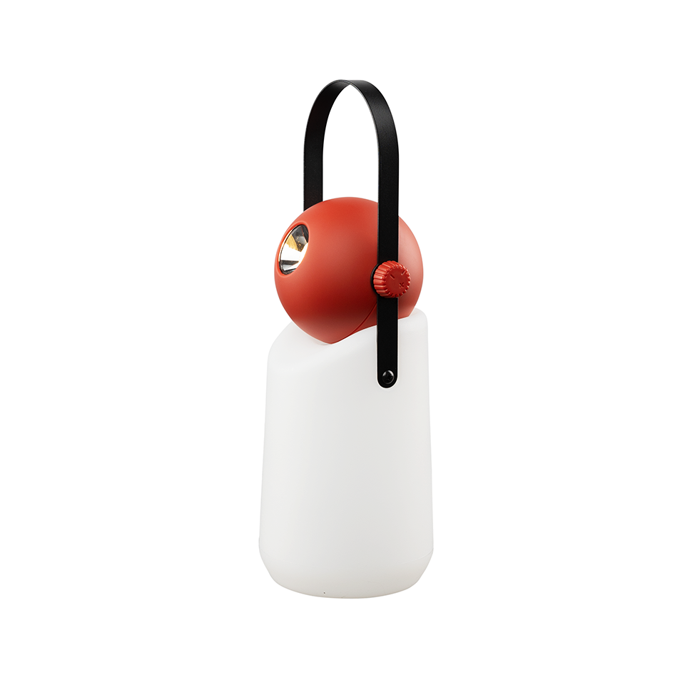 Tafellamp Guidelight oplaadbaar LED tomato red