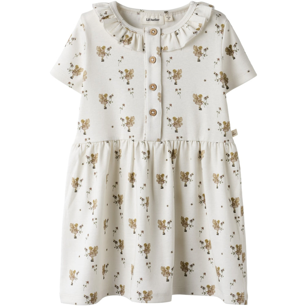 Køb Lil'Atelier Coconut Milk Nmflayo Loa Ss Kjole Lil