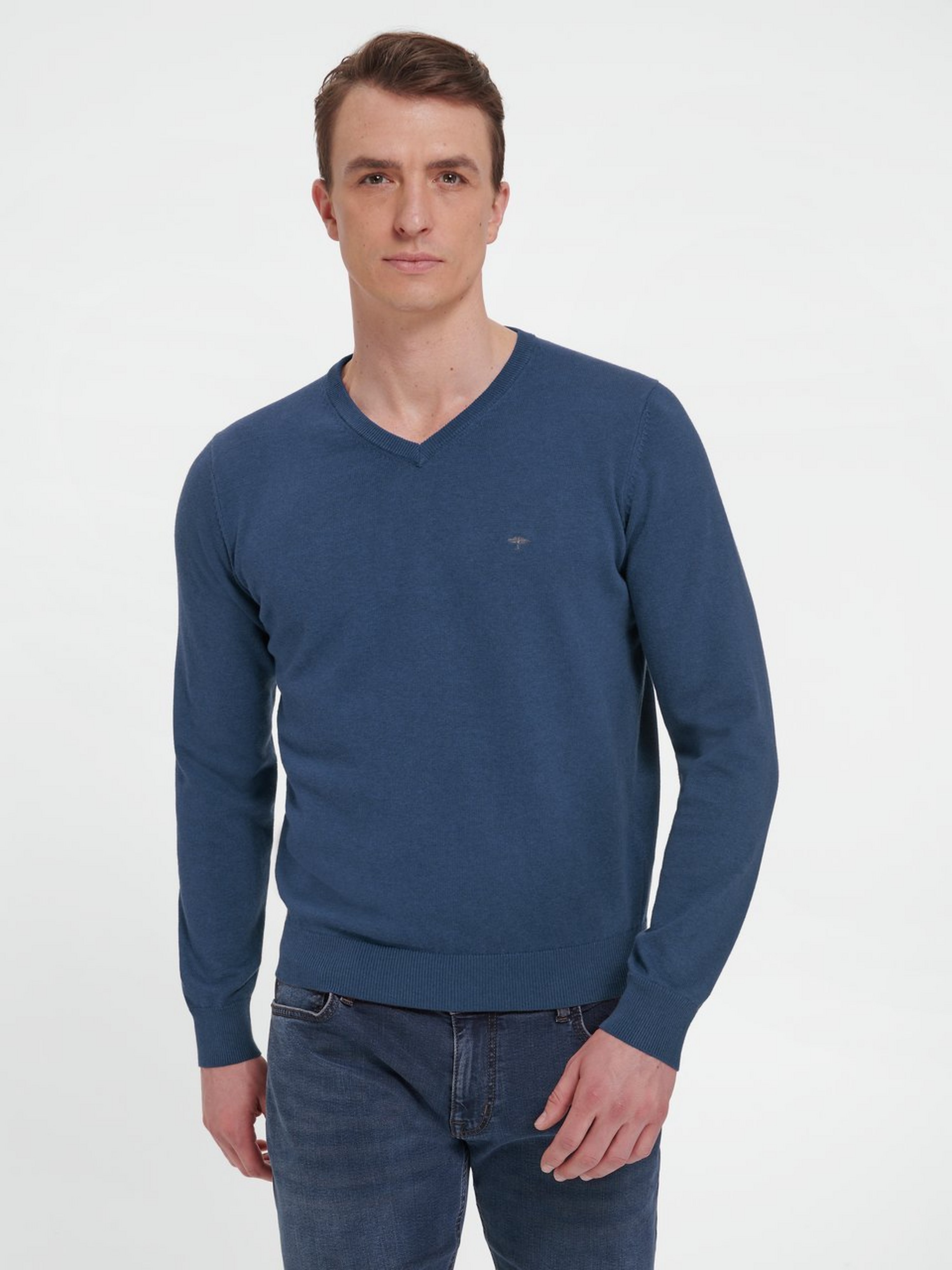 Pullover mit V-Ausschnitt