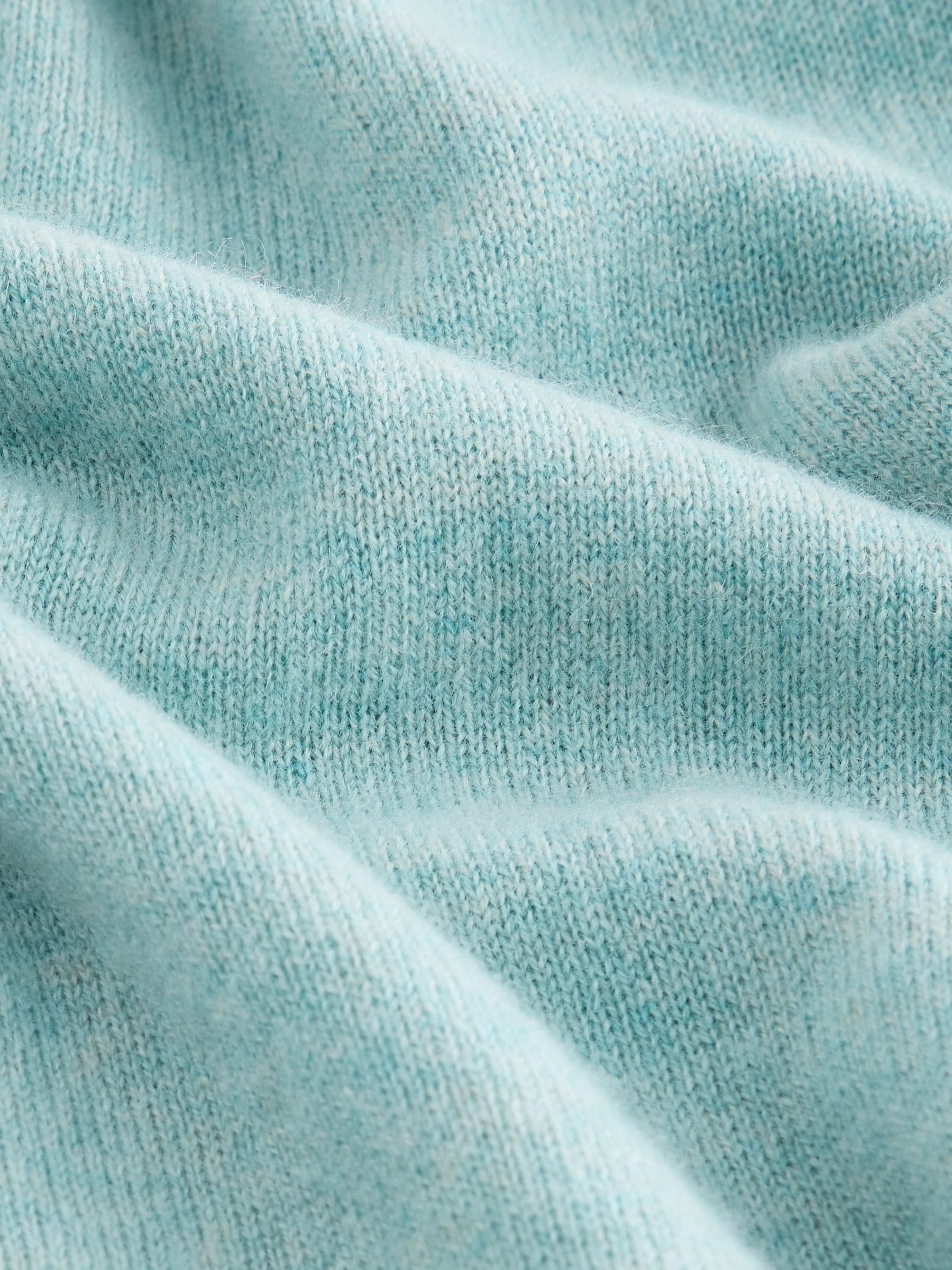 Lichtblauw - N.Premium 100% Cashmere Crew Neck Jumper