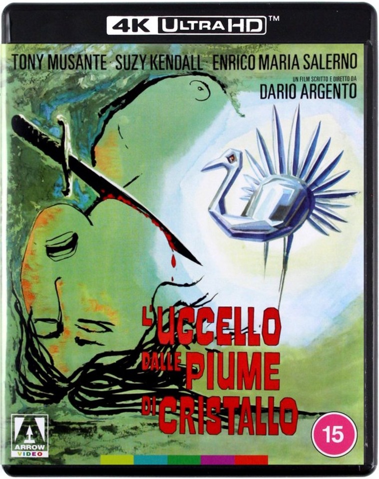 The Bird with the Crystal Plumage - Arte Originale Limited Edition 4K UHD Blu-ray- UK Import - Dario Argento Uccello Dalle Plume