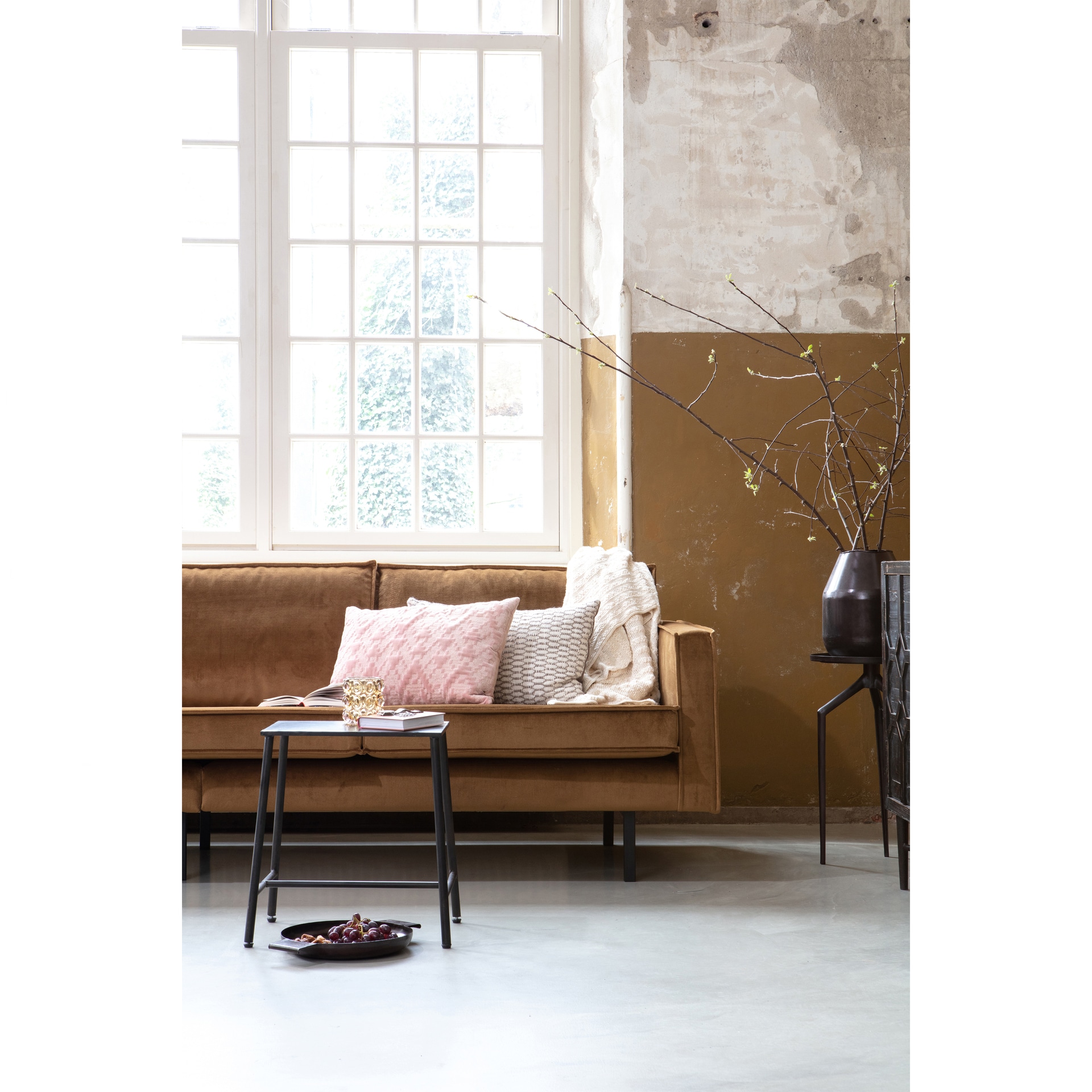 Sofa 3-Sitzer RODEO 277 cm honiggelb