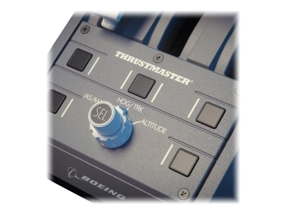 Thrustmaster Civil Aviation (TCA) Yoke Pack Boeing Edition - Spænde og speeder - kablet - for PC, Microsoft Xbox One, Microsoft Xbox Series S, Microsoft Xbox Series X
