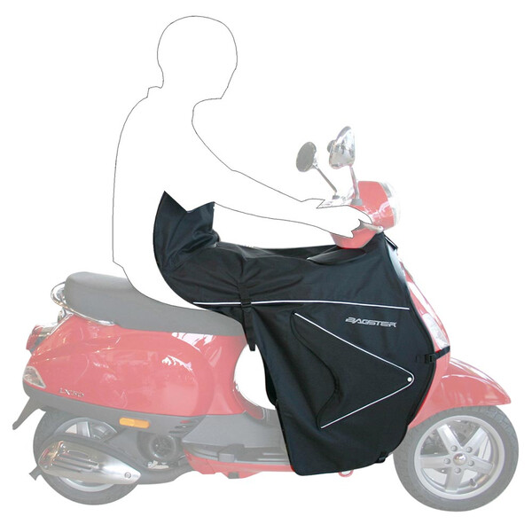 Bagster - Tablier Boomerang Vespa LX (2005-2012)|7515CB Noir