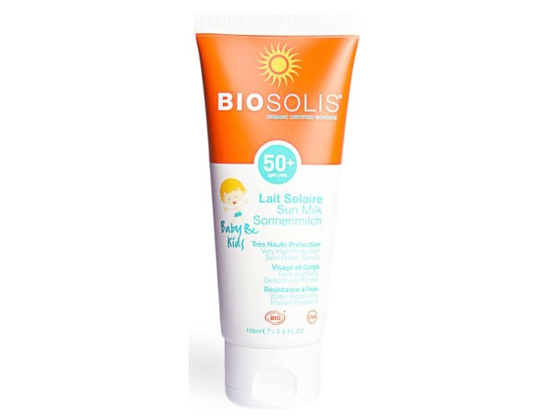 BIOSOLIS Sonnencrème Baby and Kids LSF 50  100 ml Natürliche und extra schützende Sonnencrème für Kinder