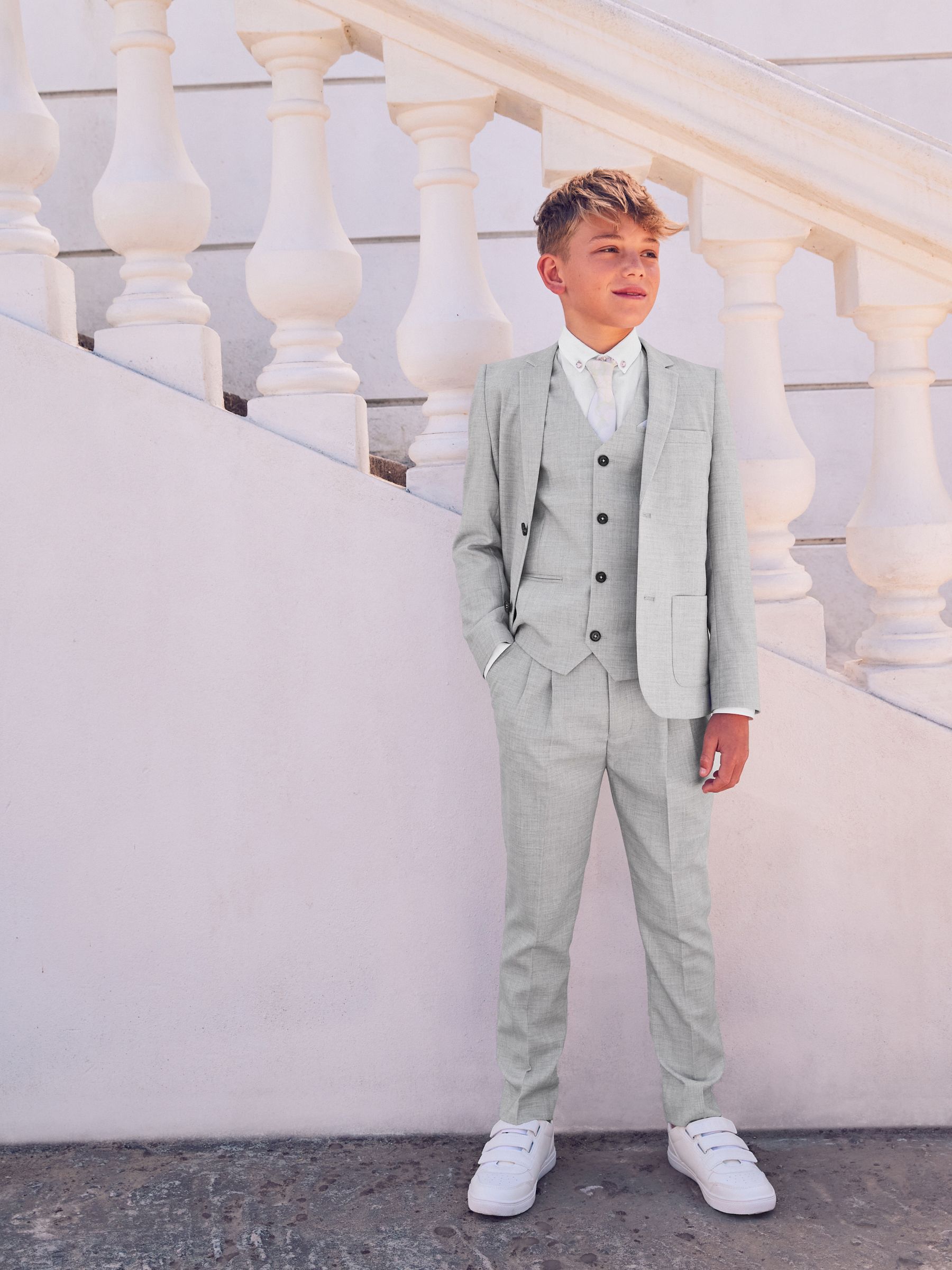 Grijs - Baker By Ted Baker kostuumbroek