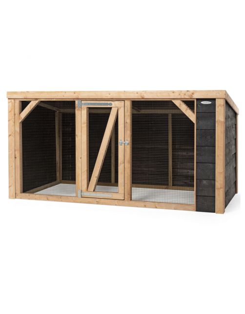 Voldux Dierenren Milan - Dierenverblijf - 260x130x132 cm Zwart
