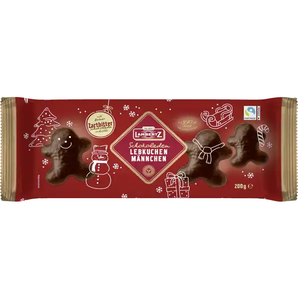Lebkuchenmännchen Zartbitter