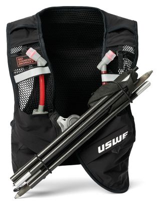 Sac d'hydratation USWE Pace 8L Trail Running Noir