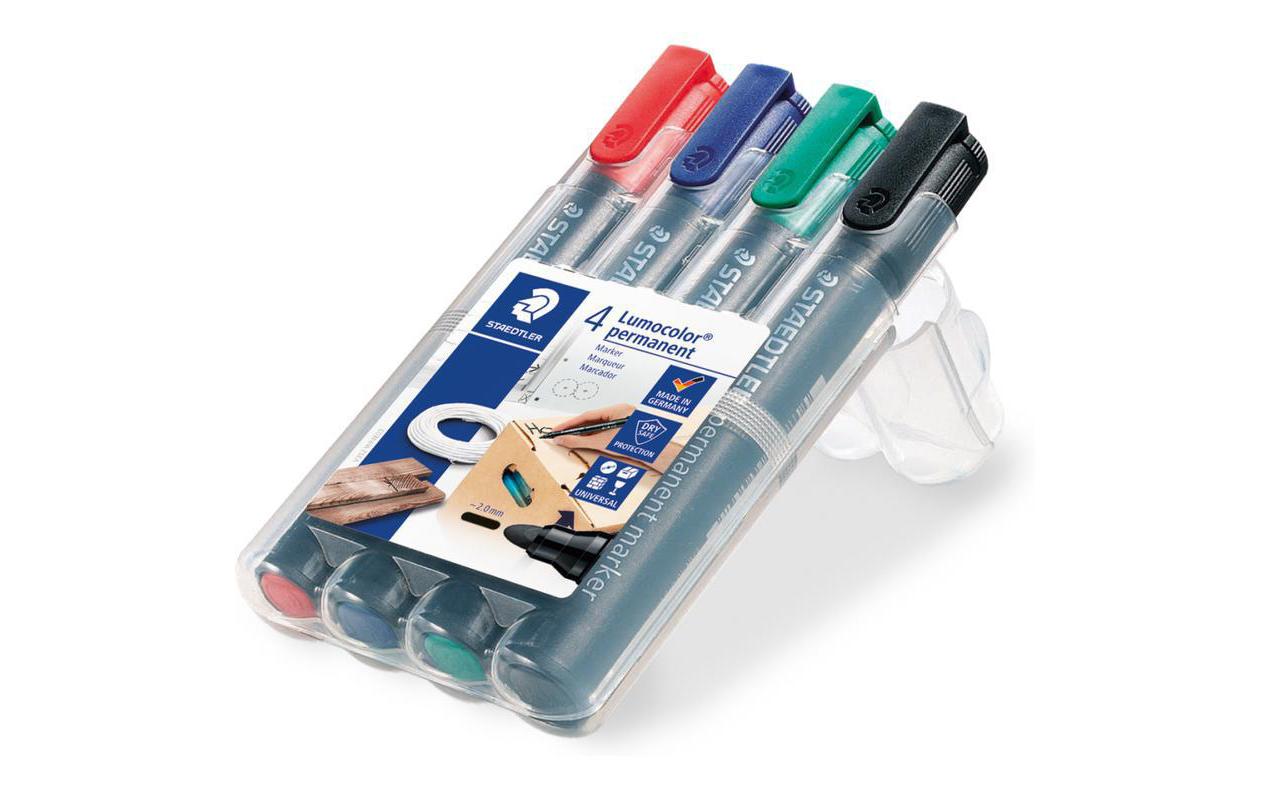 Permanent-Marker Lumocolor 352 4er-Set, permanentPermanentmarker-Set