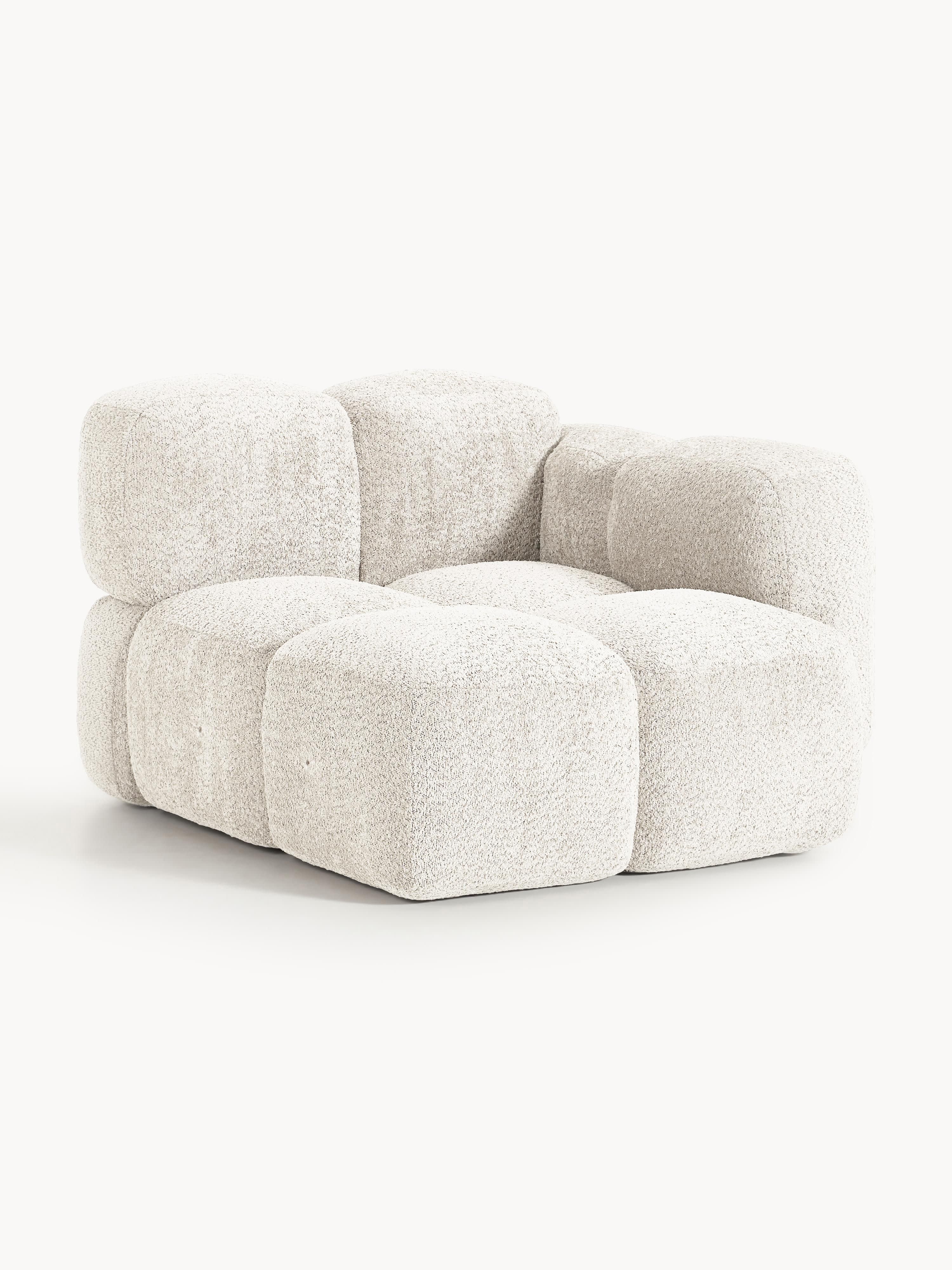 Hoekmodule Tayla van teddy bouclé