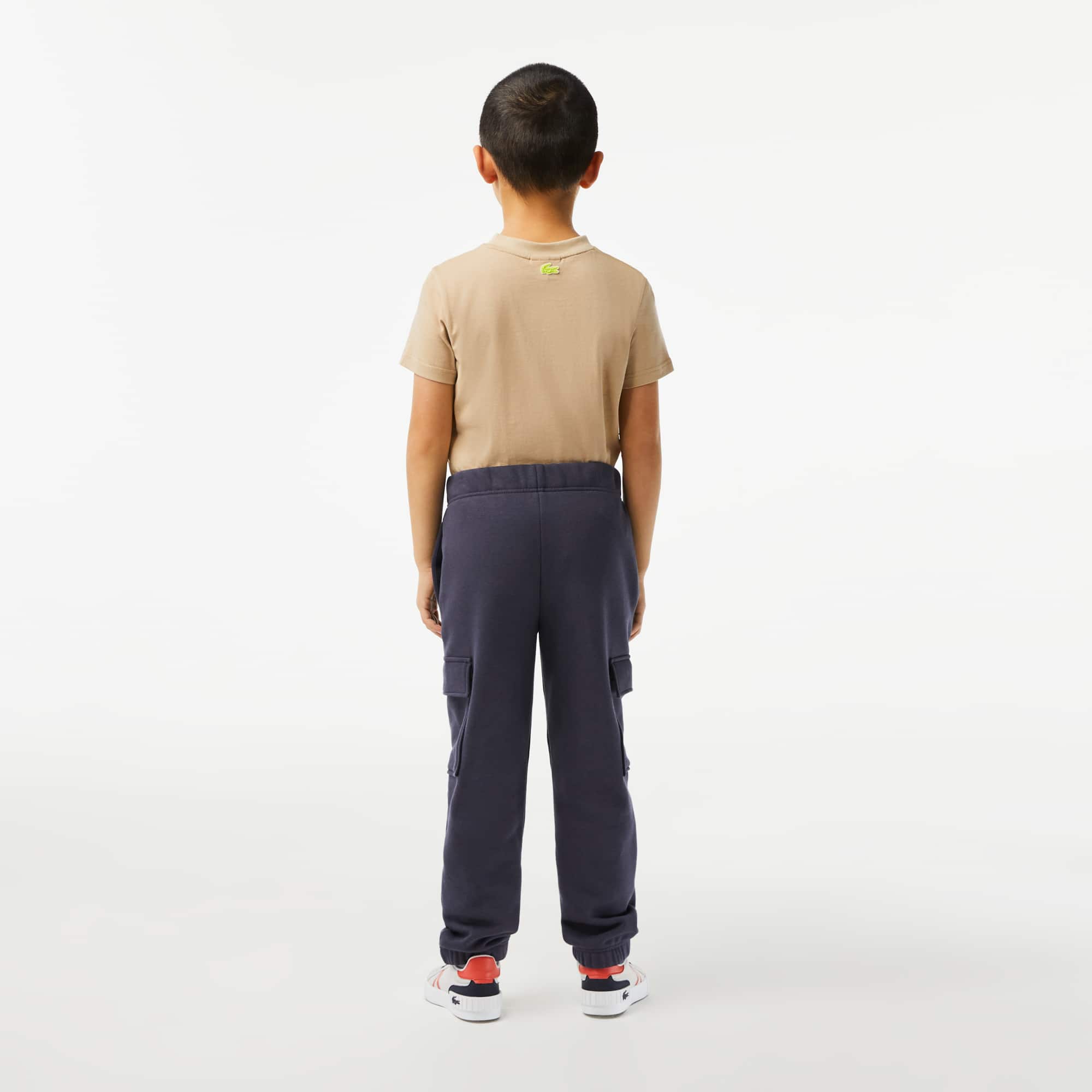 Pantalon de survêtement garçon Lacoste en coton biologique Pantalons & Shorts - Bleu - Lacoste - Garçon