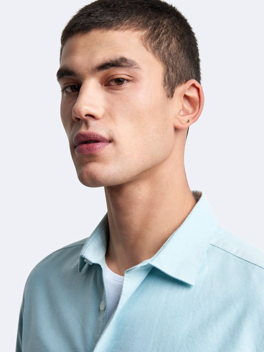 Chemise slim unie