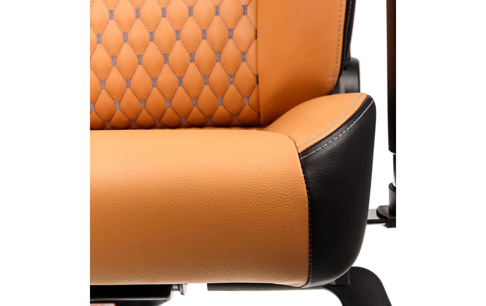 Gaming-Stuhl ICON Echtleder Cognac<br>Echtleder -Computersessel