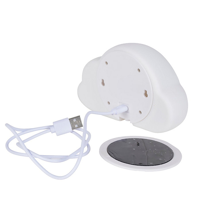 Veilleuse LED Nuage Mural 0,35W IP20 l.5,5 w H.9 cm RGB tactile USB Corep blanc