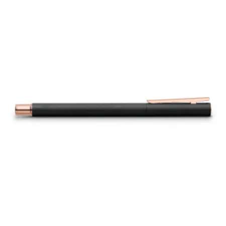 Faber-Castell Füllfederhalter Neo Slim Schwarz, rosegoldfarben M