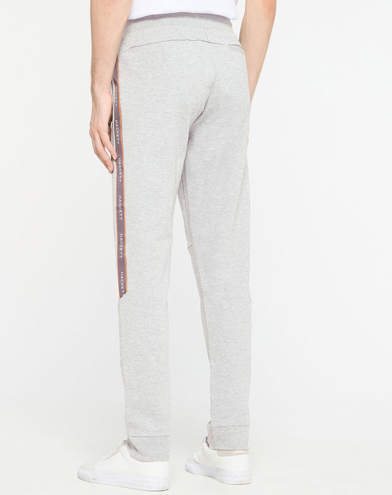 Hackett London Jogging Slim Fit Galon Aston Martin Racing gris chiné