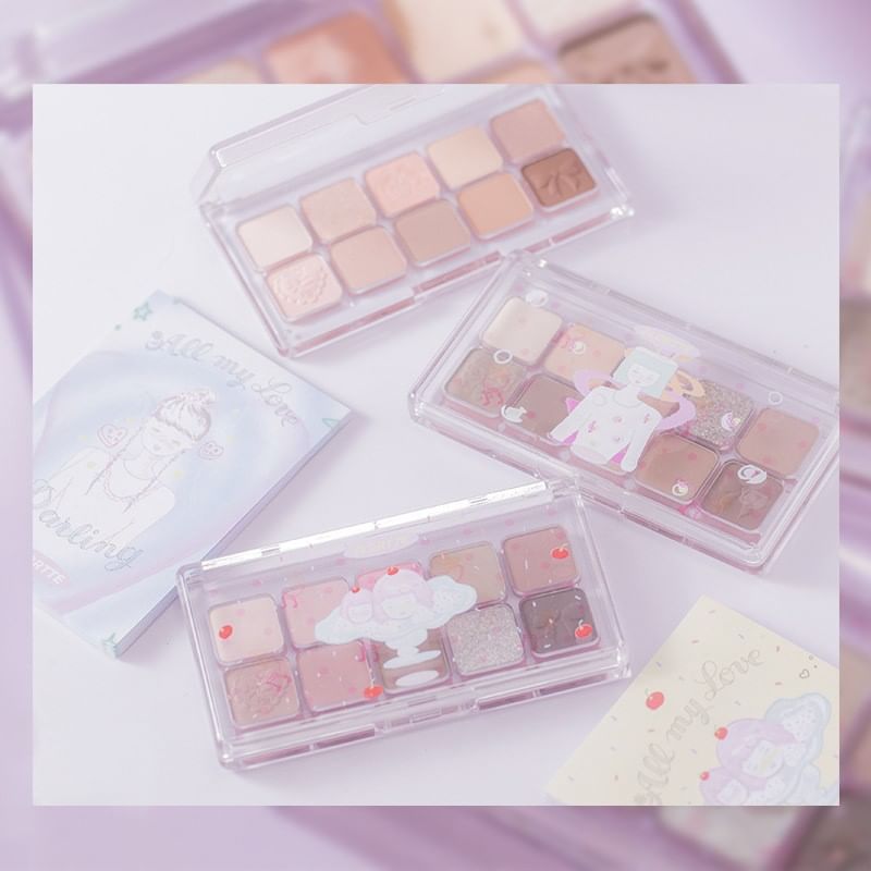 FLORTTE - Special Edition Oogschaduwpalet - Smokey Grey-Pink