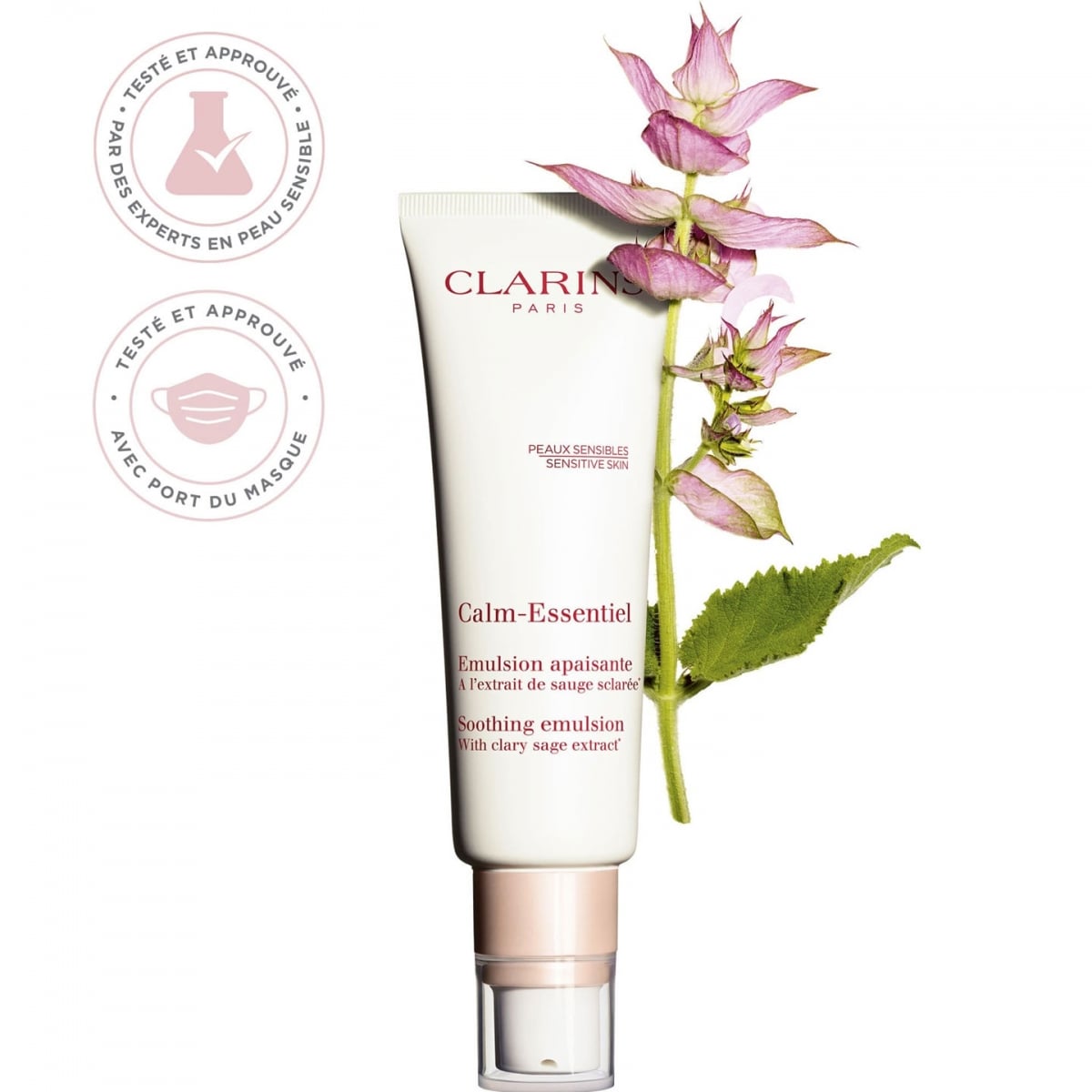 CLARINS Calm-Essentiel Émulsion ApaisanteA l’Extrait de Sauge Sclarée