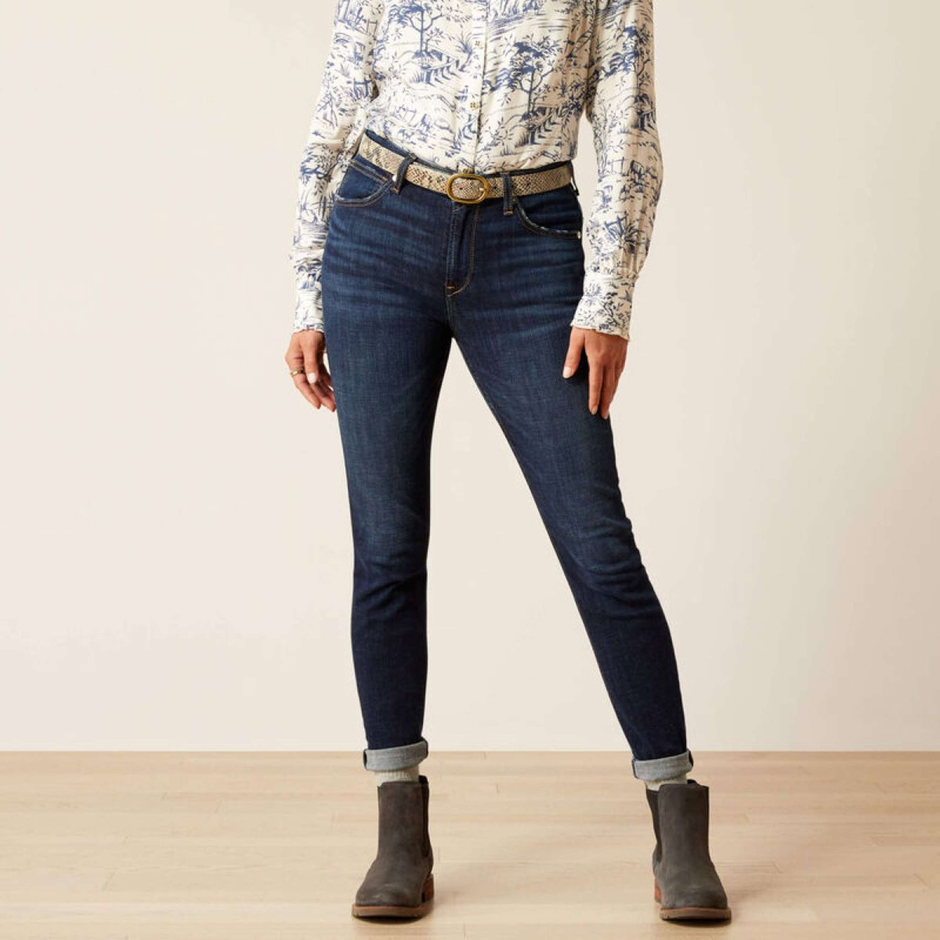 Ariat Jeans High Rise Bridle Skinny Dames Puerto Rico