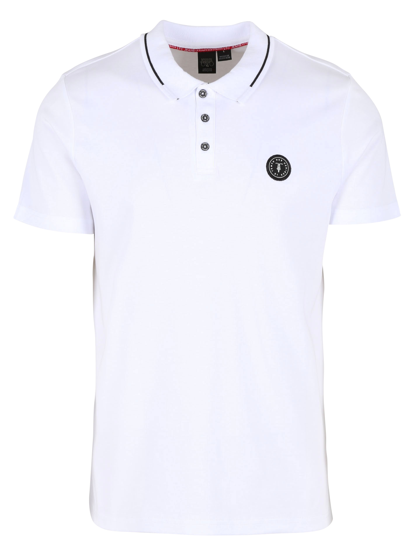 Polo regular-fit en coton | Blanc
