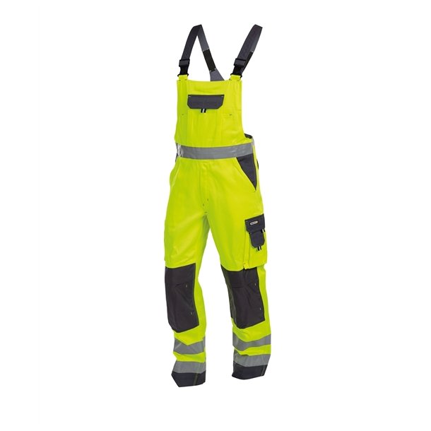 Dassy® Toulouse high visibility overalls med knælommer, gul