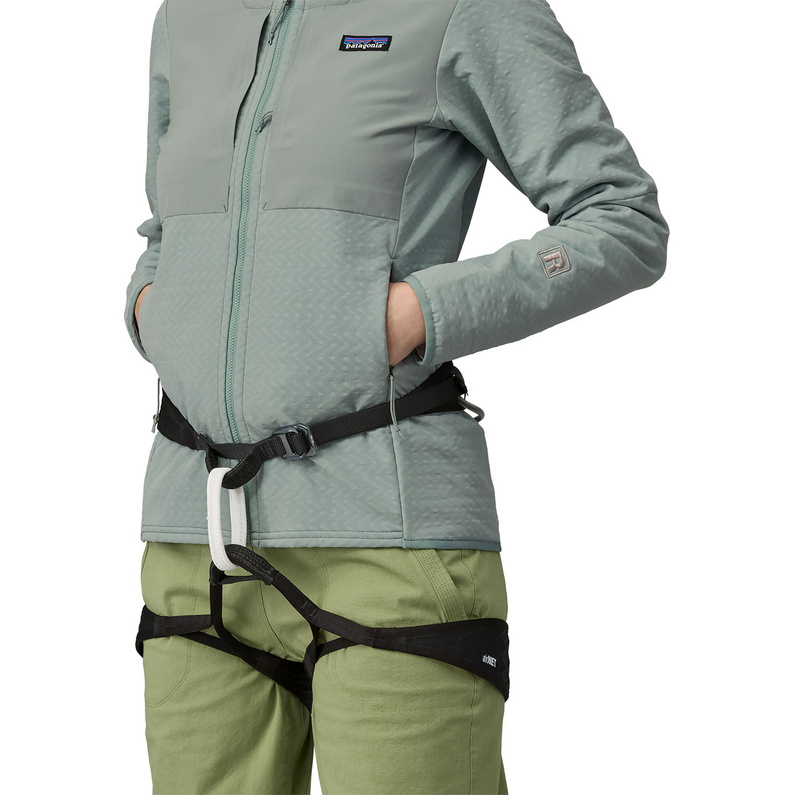 Patagonia Damen R2 CrossStrata Hoodie Jacke