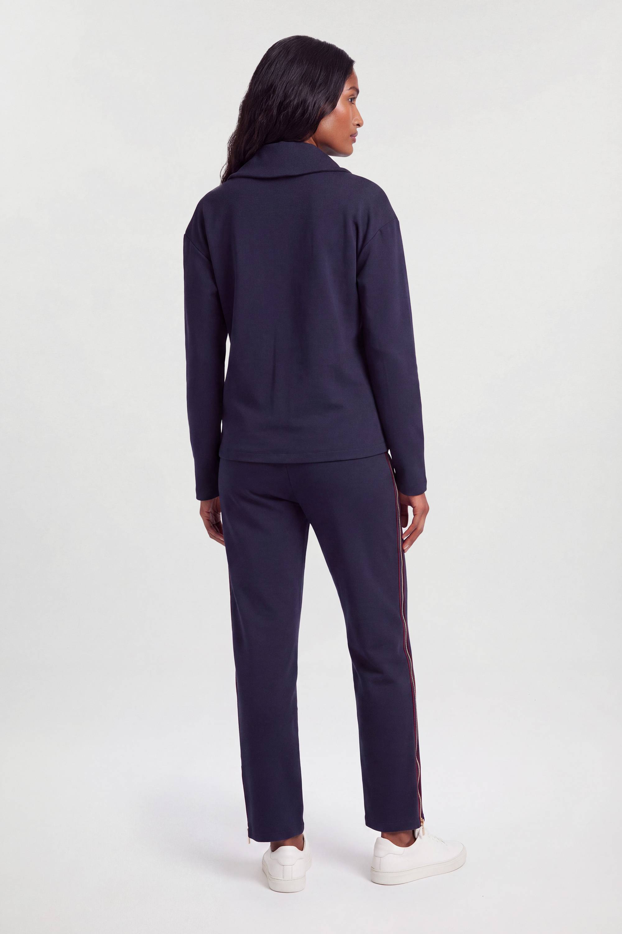 KarenMillen Veste Zippée Décontractée En Mélange De Viscose