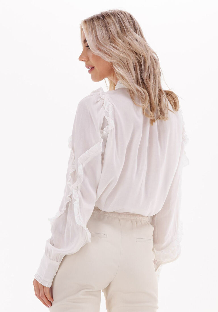 EST\\'SEVEN witte est'seven blouse est'sara volt blouse