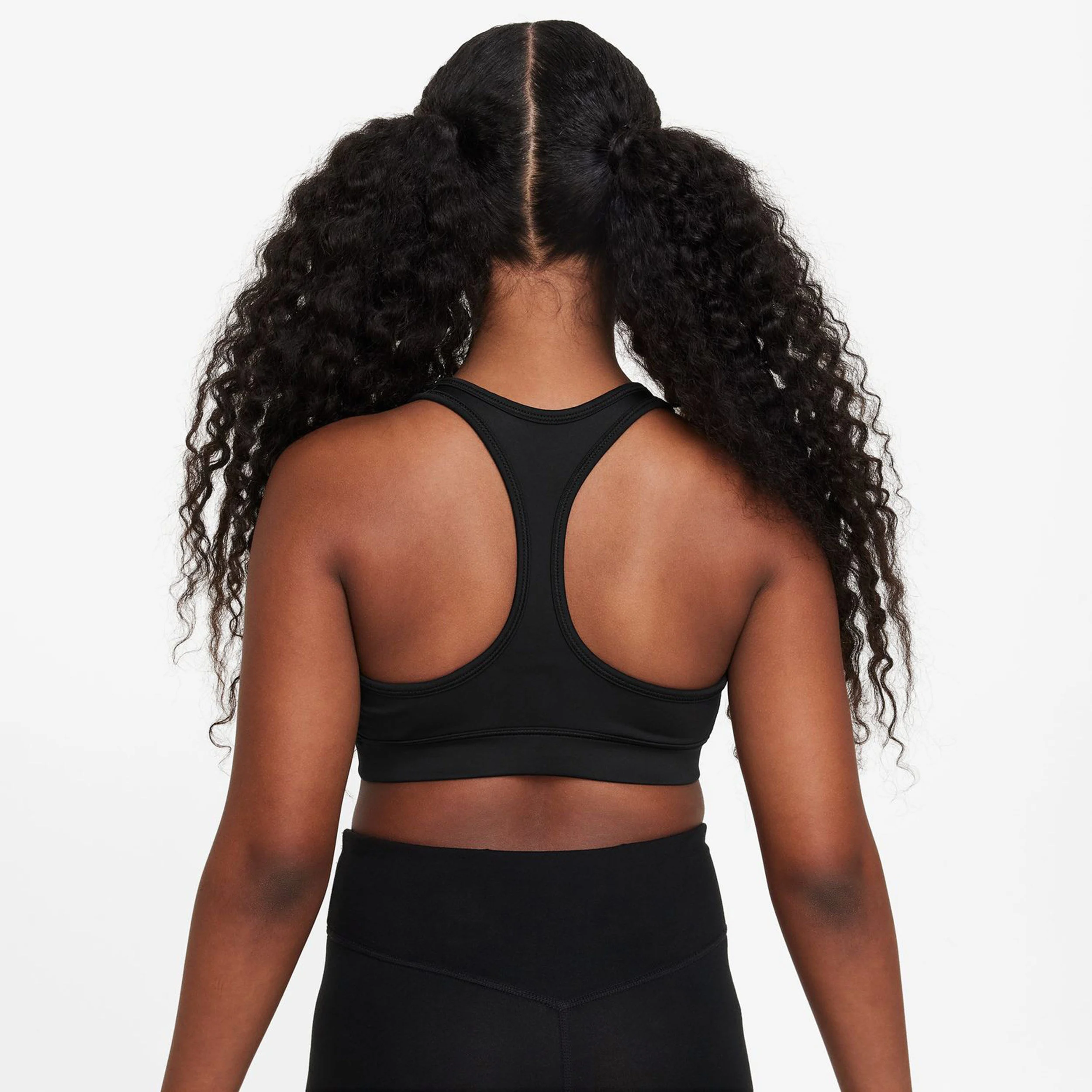 Nike Dri-Fit Swoosh Soutien-gorge Sport Filles - Noir