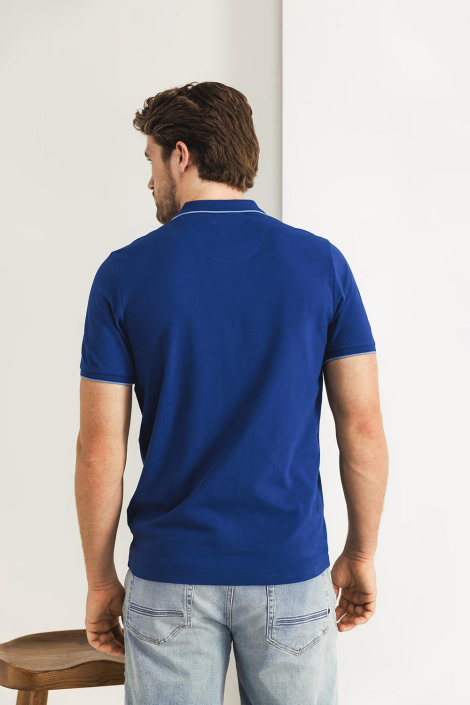 State of Art blauwe heren polo