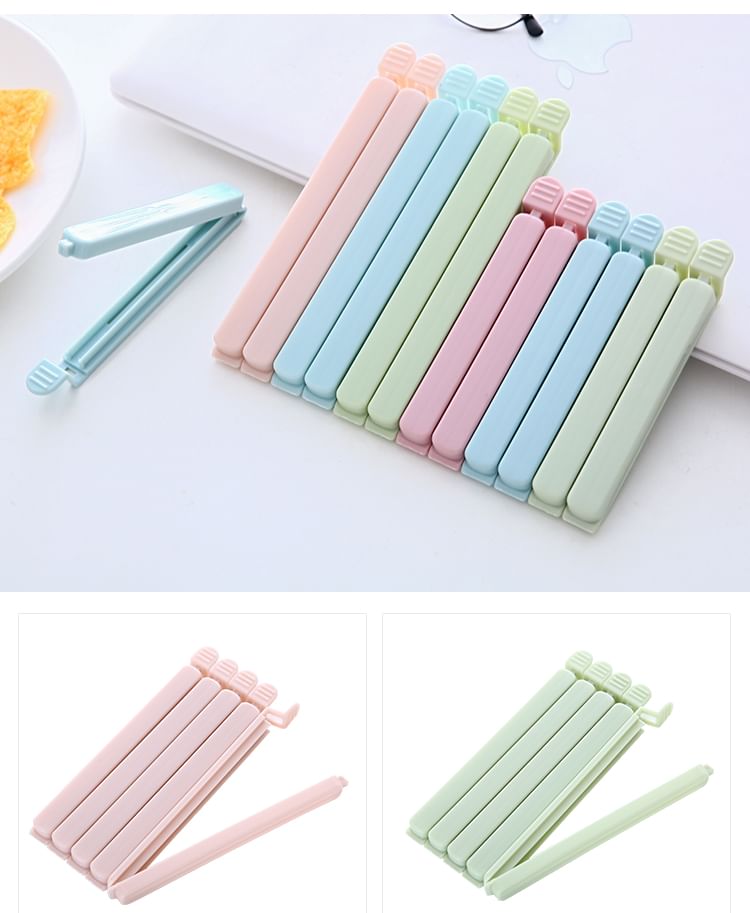 Tuhat - Set van 5: Plastic voedselzakclip (verschillende ontwerpen)