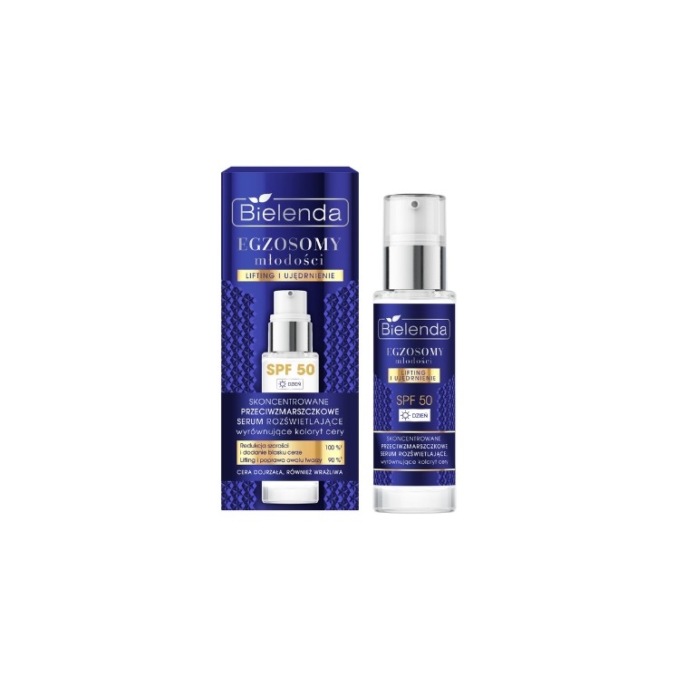 Bielenda Exosomes of Youth Anti-Falten Aufhellendes Gesichtsserum SPF50 + 30 ml
