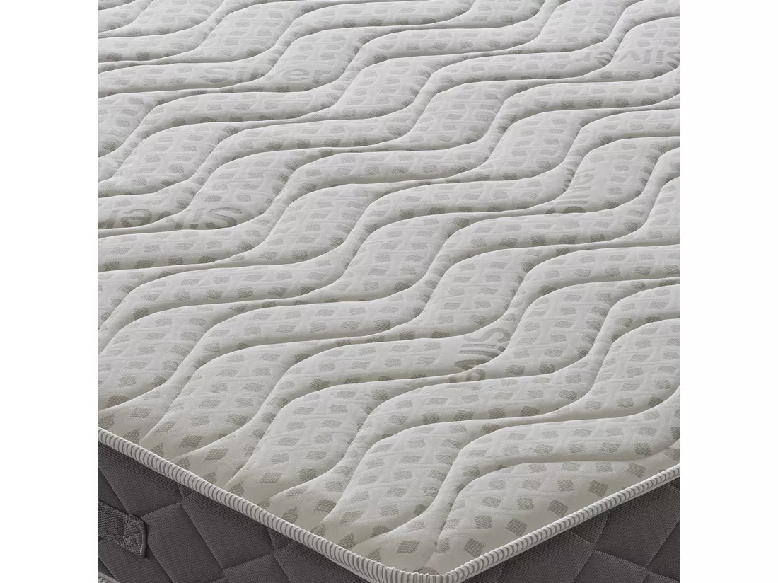 Matelas à mémoire de forme - 11 zones de confort - Housse Silver Safe 120x190 cm