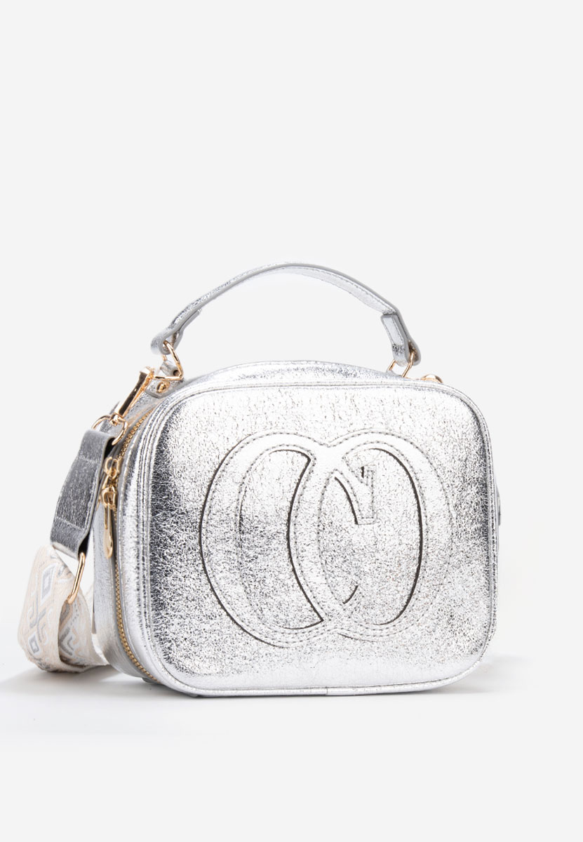 Sac besace femme argent Julisa