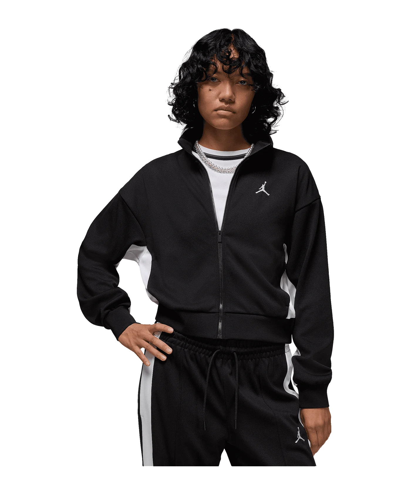 Jordan Knit Jacket Jacke Damen Schwarz F010