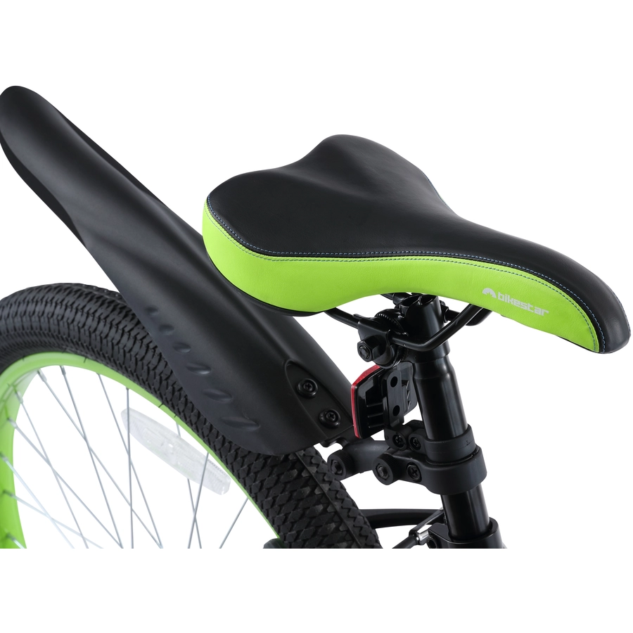 Bikestar Kinderrad 24 Zoll Urban Jungle schwarz, grün