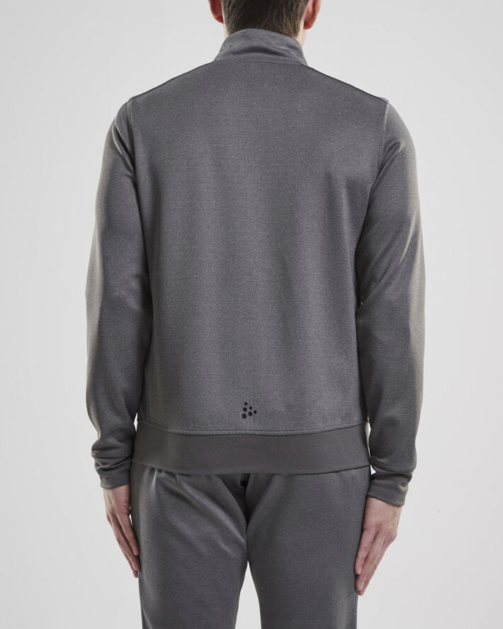 Craft Noble Zip Sweatshirt Grå